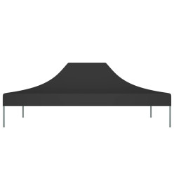 Toit de tente de réception 4x3 m Noir 270 g/m²