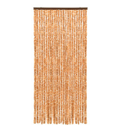 Moustiquaire Ocre et blanc 90x220 cm Chenille