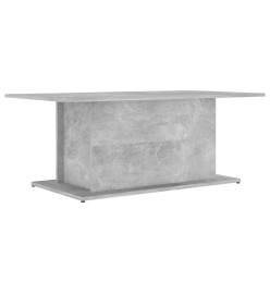 Table basse Gris béton 102x55,5x40 cm Aggloméré