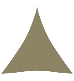 Voile de parasol Tissu Oxford triangulaire 4x5x5 m Beige