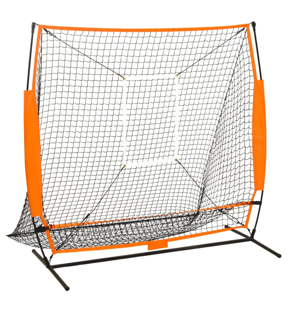 Filet d'entraînement baseball multisport Noir 174x76x158,5 cm