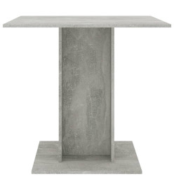 Table de salle à manger Gris béton 80 x 80 x 75 cm Aggloméré