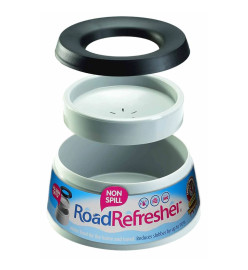 Road Refresher Bol à eau pour animaux de compagnie L Gris LGRR