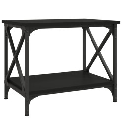 Table d'appoint Noir 55x38x45 cm Bois d'ingénierie