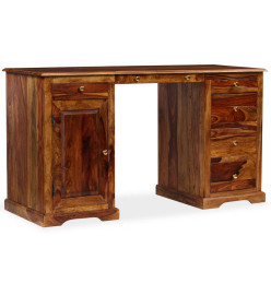 Bureau sur pied Bois de Sesham massif 140 x 50 x 76 cm