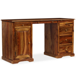 Bureau sur pied Bois de Sesham massif 140 x 50 x 76 cm