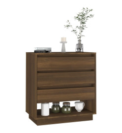 Buffet Chêne marron 70x41x75 cm Bois d'ingénierie