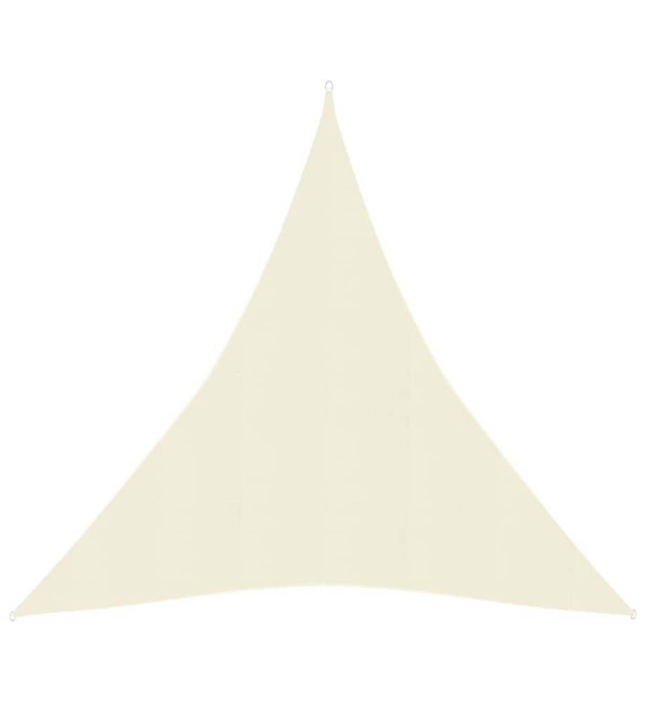 Voile d'ombrage 160 g/m² Crème 5x6x6 m PEHD