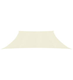 Voile d'ombrage 160 g/m² Crème 4/5x3 m PEHD