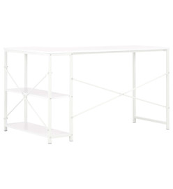 Bureau d'ordinateur Blanc 120 x 72 x 70 cm