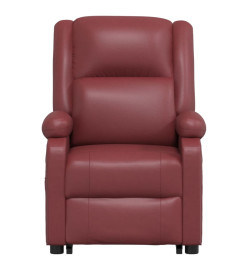 Fauteuil de massage Rouge bordeaux Similicuir