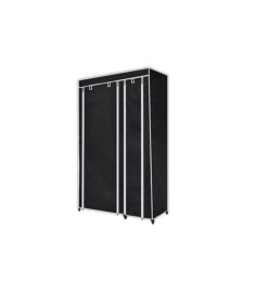 Garde-robe pliable Noir 110 x 45 x 175 cm