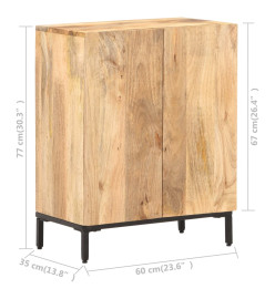 Buffet 60x35x77 cm Bois de manguier massif