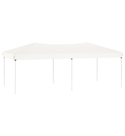 Tente de réception pliable Blanc 3x6 m