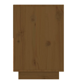 Table de chevet Marron miel 60x34x51 cm Bois de pin solide