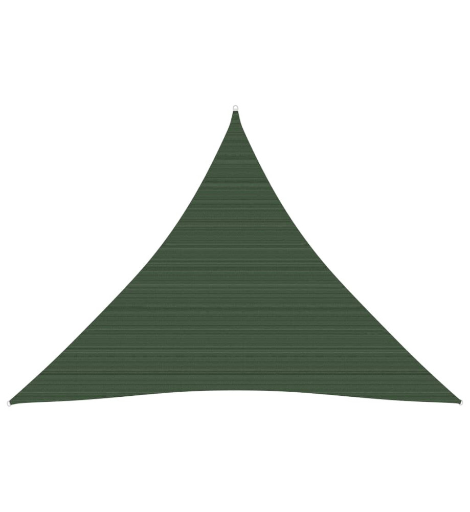 Voile d'ombrage 160 g/m² Vert foncé 5x5x5 m PEHD