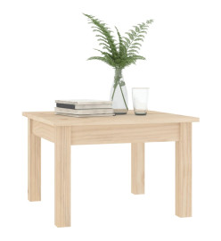 Table basse 45x45x30 cm Bois massif de pin