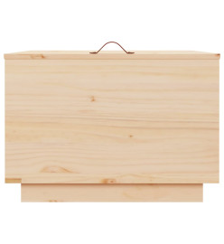 Boîtes de rangement avec couvercles 3 pcs Bois massif de pin