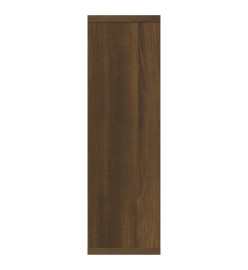 Étagère murale Chêne marron 85x16x52,5 cm Bois d'ingénierie