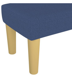 Banc Bleu 100x30x30 cm Tissu