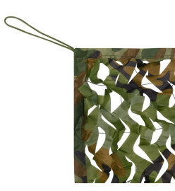 Filet de camouflage avec sac de rangement 3x7 m Vert