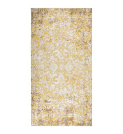 Tapis à tissage plat d'extérieur 80x150 cm Jaune