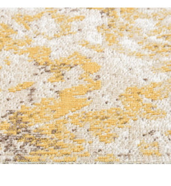 Tapis à tissage plat d'extérieur 80x150 cm Jaune