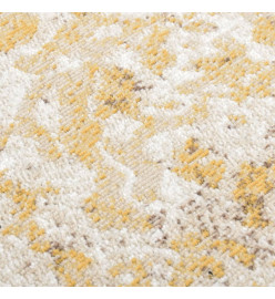 Tapis à tissage plat d'extérieur 80x150 cm Jaune