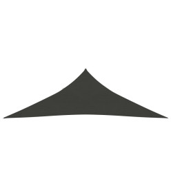 Voile d'ombrage 160 g/m² Anthracite 4x4x5,8 m PEHD