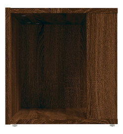 Table d'appoint Chêne marron 33x33x34,5 cm Bois d'ingénierie