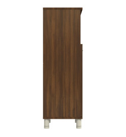 Armoire de bain Chêne marron 30x30x95 cm Bois d'ingénierie