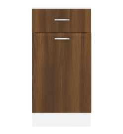 Armoire de plancher à tiroir Chêne marron 40x46x81,5 cm