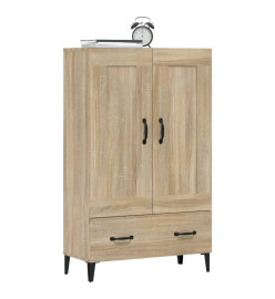 Buffet haut Chêne sonoma 70x31x115 cm Bois d'ingénierie