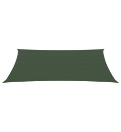 Voile d'ombrage 160 g/m² Vert foncé 2x4 m PEHD