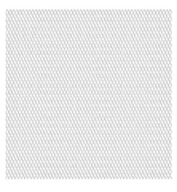 Panneau de grillage de jardin Acier inox 100x85 cm 45x20x4 mm