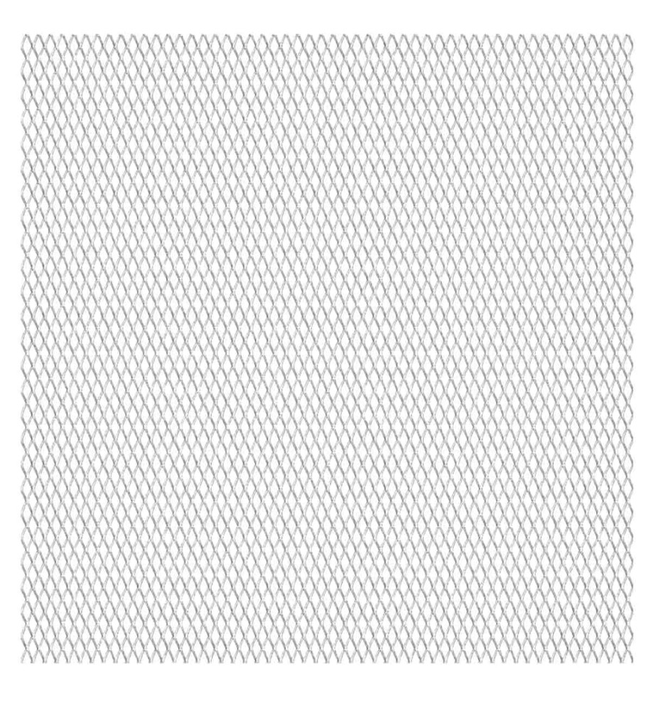 Panneau de grillage de jardin Acier inox 100x85 cm 45x20x4 mm