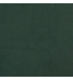 Cadre de lit Vert foncé 90x190 cm Velours