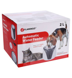 FLAMINGO Distributeur d'eau automatique pour animaux Adriana 2 L Gris