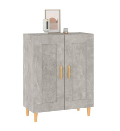 Buffet Gris béton 69,5x34x90 cm Bois d'ingénierie