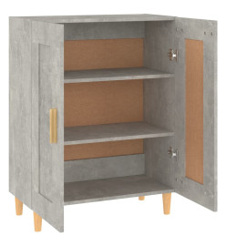 Buffet Gris béton 69,5x34x90 cm Bois d'ingénierie