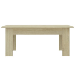 Table basse Chêne sonoma 100x60x42 cm Aggloméré