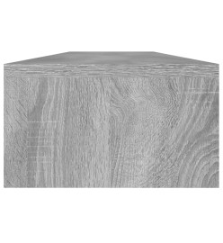 Support de moniteur Sonoma gris 110x23,5x9 cm Bois d'ingénierie