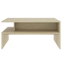 Table basse Chêne sonoma 90x60x42,5 cm Aggloméré