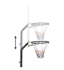 Support de basket-ball Blanc 282-352 cm Polyéthylène