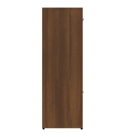 Bibliothèque Chêne marron 90x30x90 cm Bois d'ingénierie