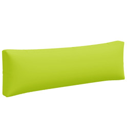 Coussins de palette 3 pcs vert vif tissu