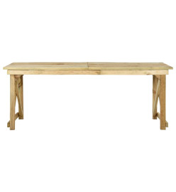Table de jardin 200x79x75 cm Bois de pin imprégné