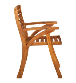 Chaises de jardin 3 pcs Bois d'acacia solide