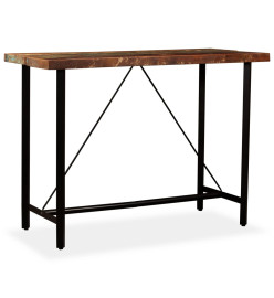 Table de bar Bois massif de récupération 150 x 70 x 107 cm