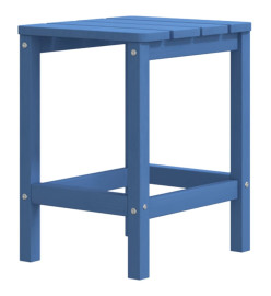 Chaises de jardin Adirondack avec table PEHD Bleu aqua